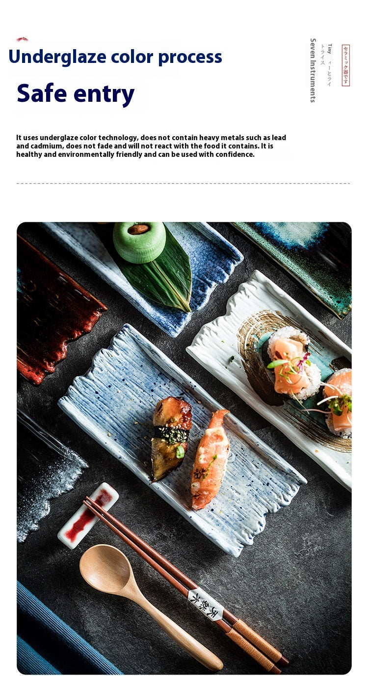 Large Western Specialty Ceramic Flat Plate