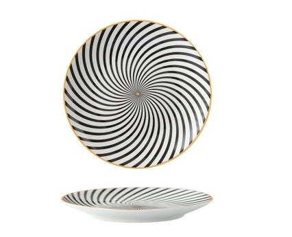Nordic Style Geometric Series Ceramic Plate
