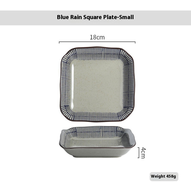 Square Ceramic Creative Dinner Plate