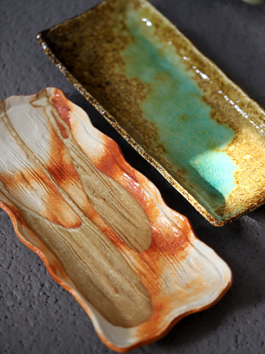 Sushi Long Handmade Rectangular Plate