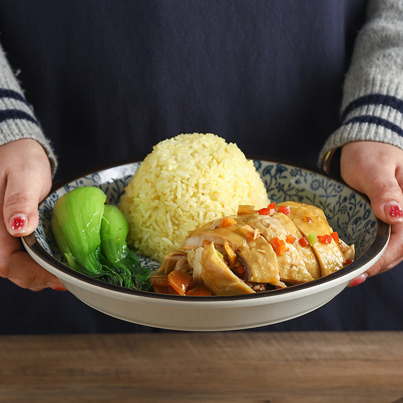 Ceramic Deep Creative Restaurant Plate