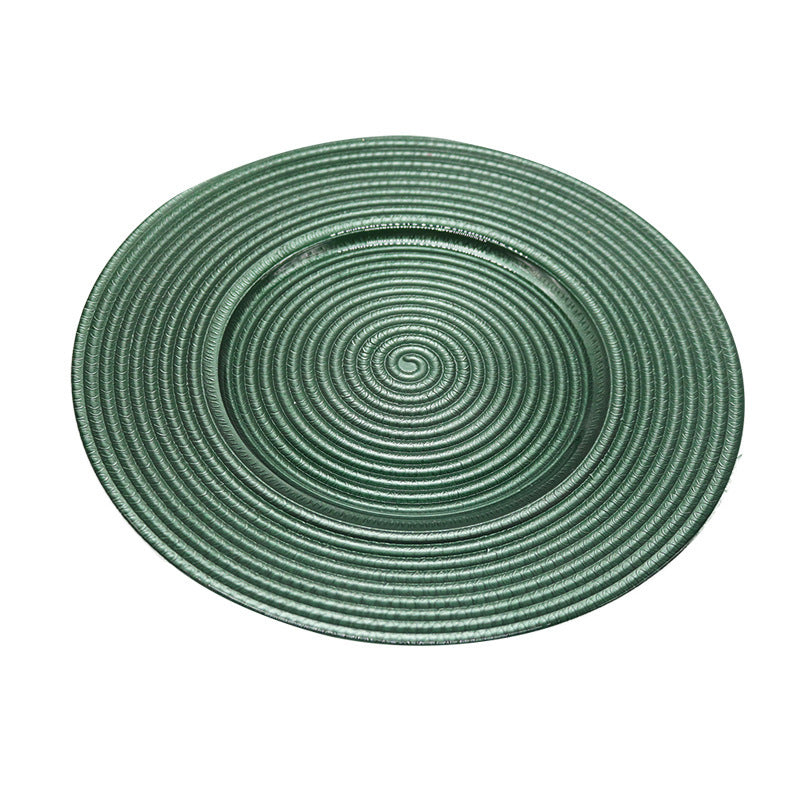 Household Minimalist Glass Pattern Plate