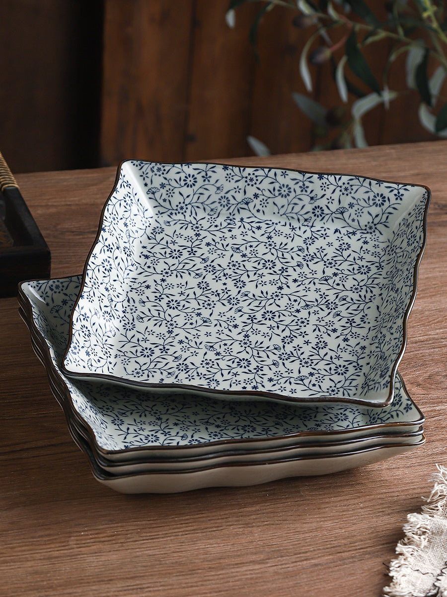 Deep Square Ceramic Plate