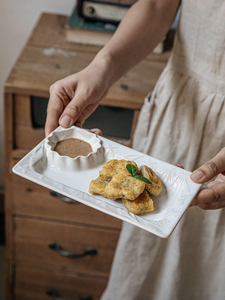 Keramička ploča u obliku školjke