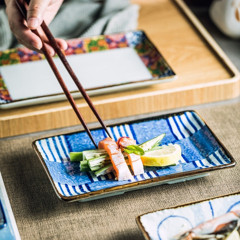 Creative Vintage Rectangle Ceramic Plate