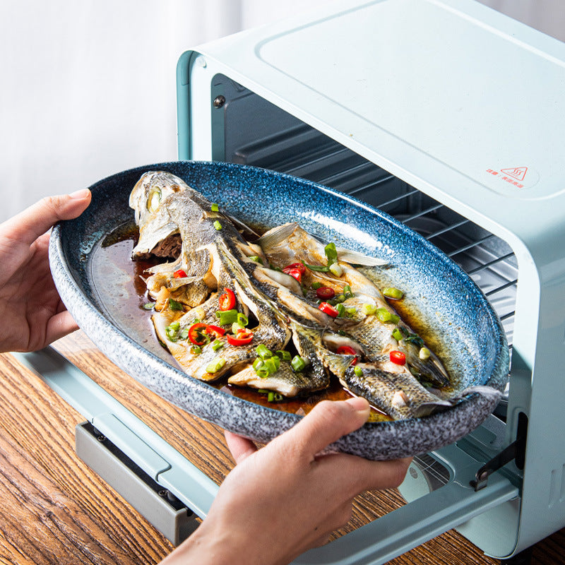 Ceramic Creative Deep Oval Plate