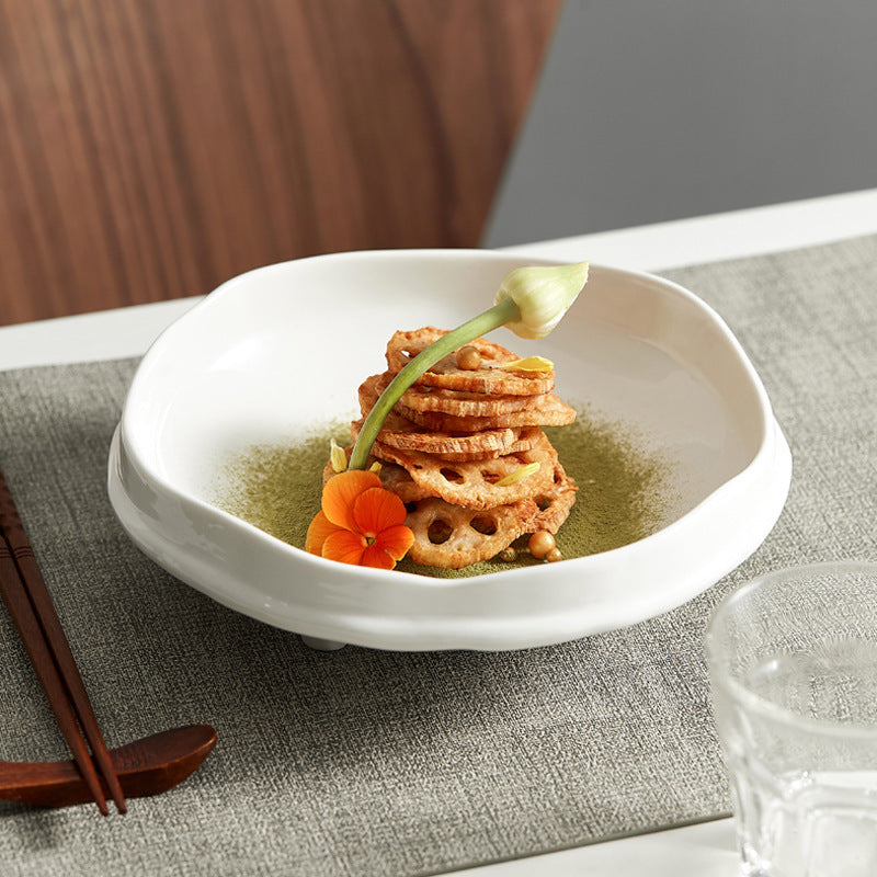 Creative Ceramic White Tableware