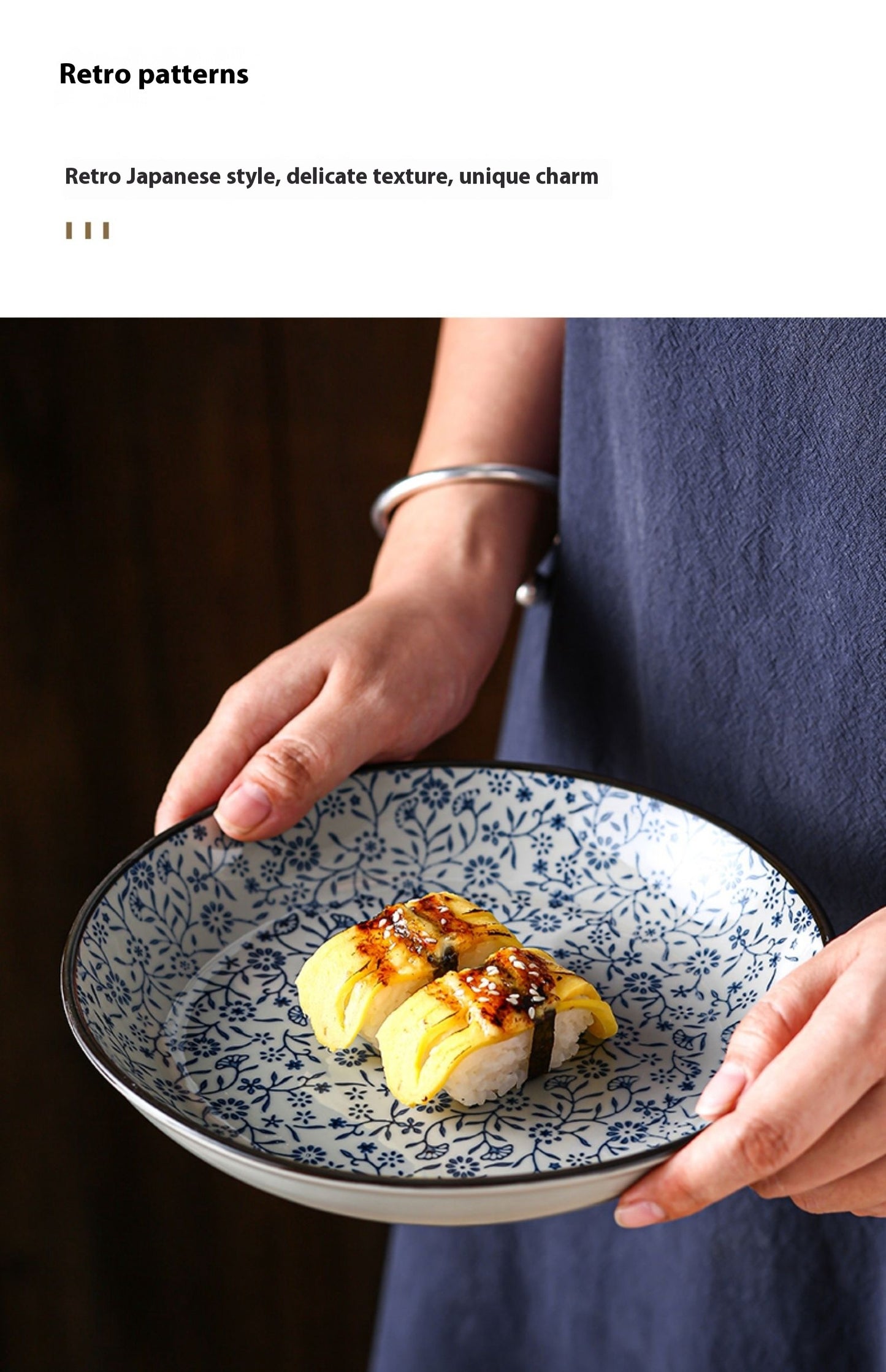 Retro Style Ceramic Plate