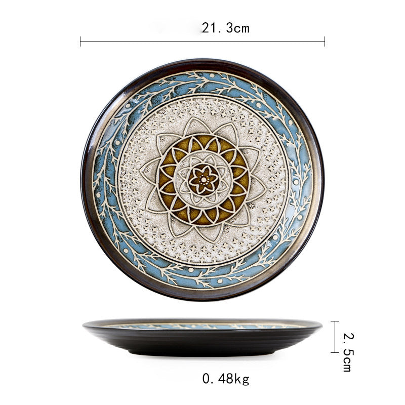 Ceramic Flat Creative Plate