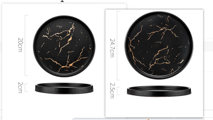 Nordic Plate Household Ceramic Dish