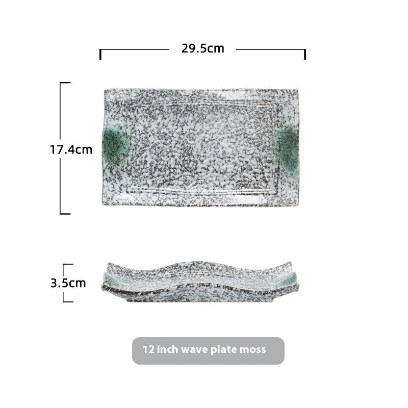 Creative Rectangular Food Dessert Tableware