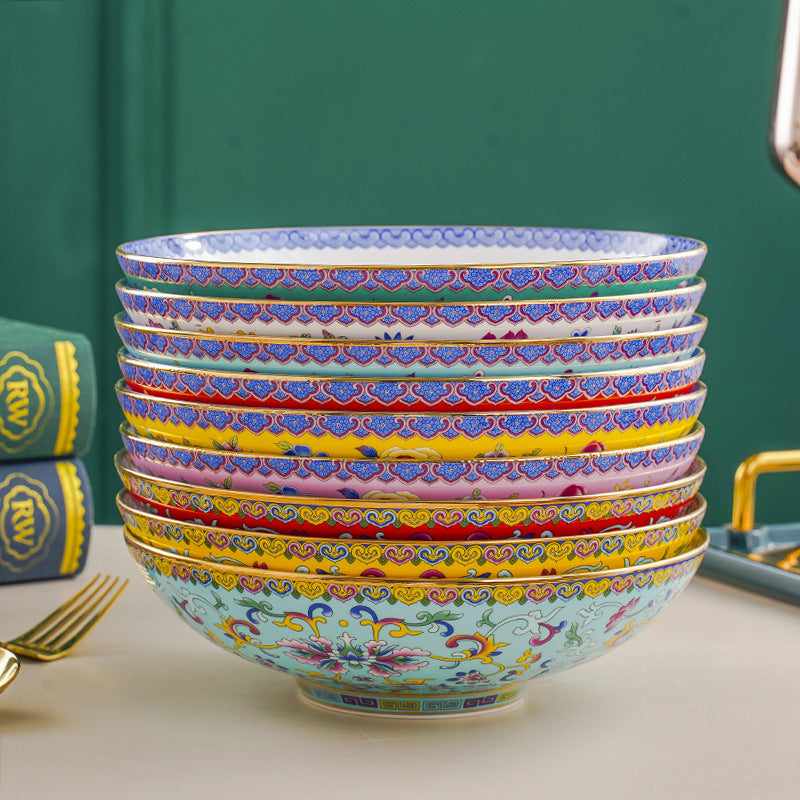 Classic Deep Ceramic Soup Plate