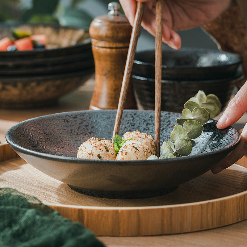 Ceramic Creative Household Round Dinner Plate