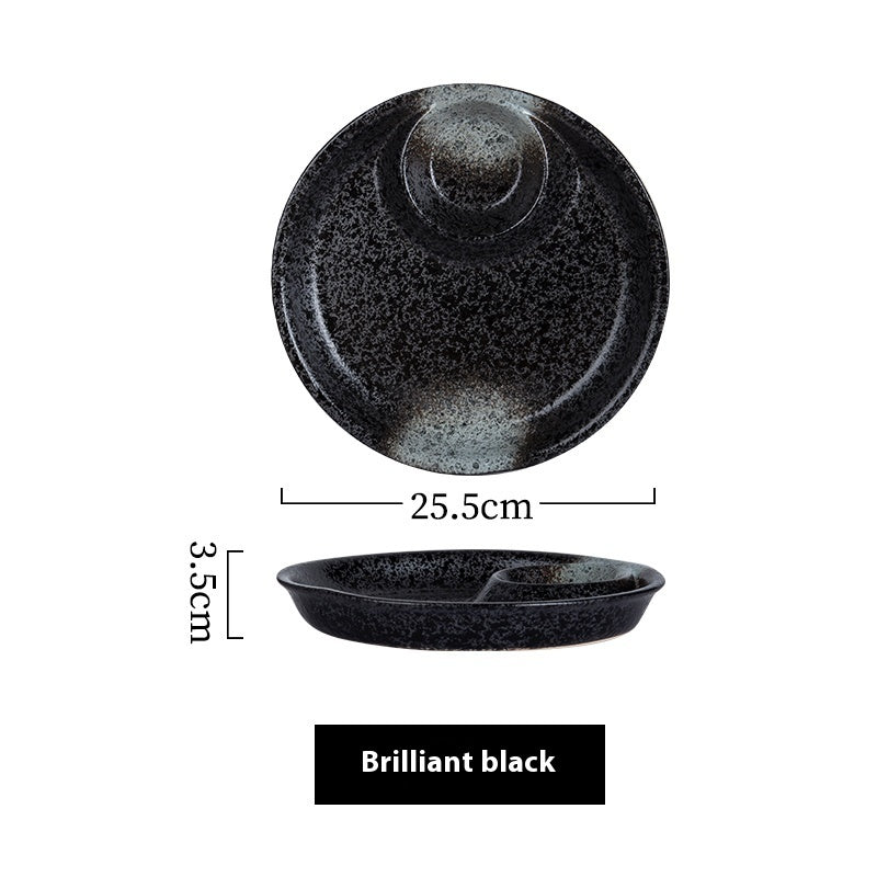 Ceramic Creative Round Square Plate