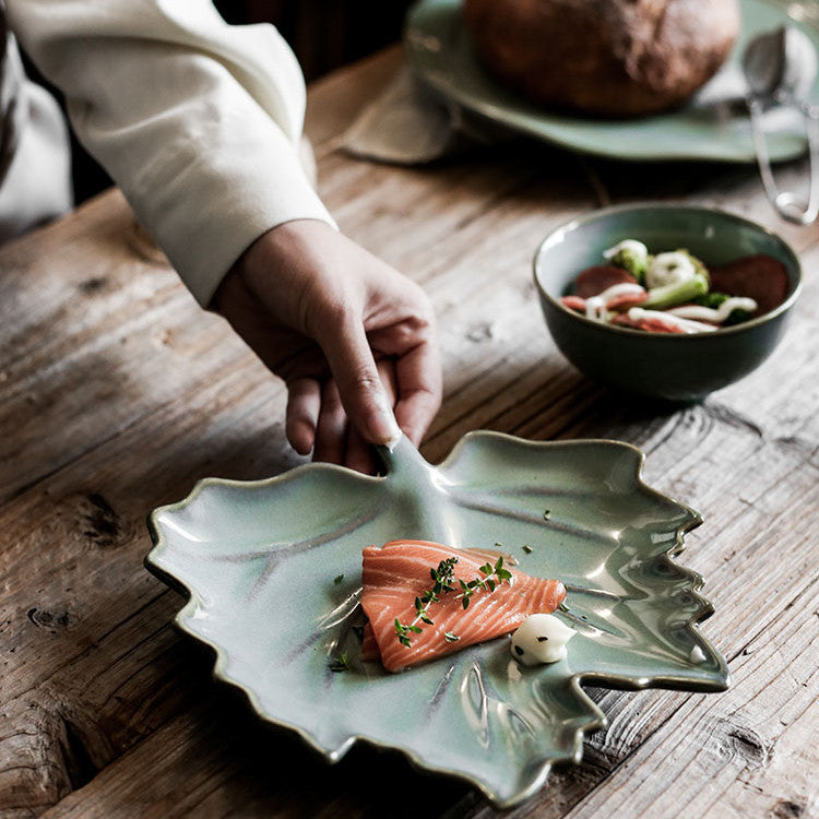 Rustic Elegance Ceramic Dinnerware Plate