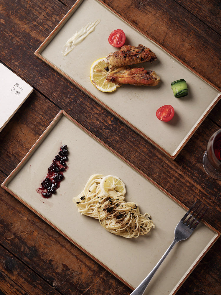 Household Plate Long Dishware