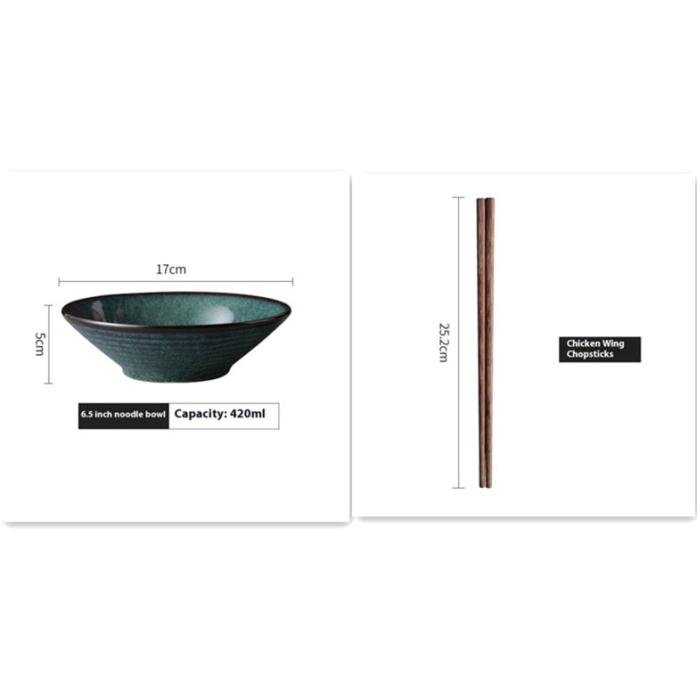 Creative Retro Style Ceramic Plate Bowl