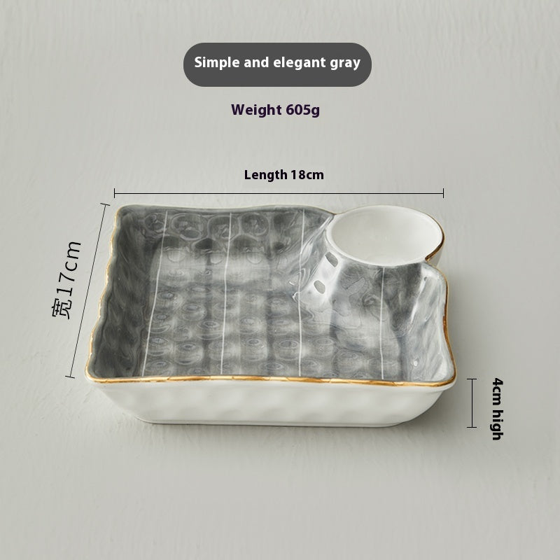 Ceramic Household Split Plate