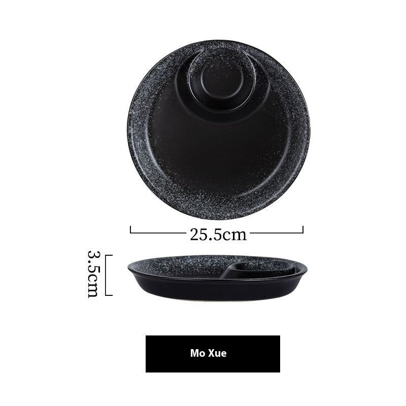 Ceramic Creative Round Square Plate