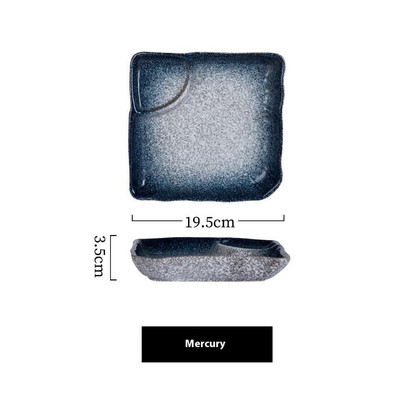 Ceramic Creative Round Square Plate