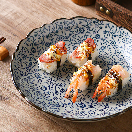 Cuisine Sushi Plate Porcelain Dinner Plate