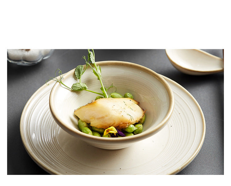 Household Minimalist Ceramic Bowl Plate