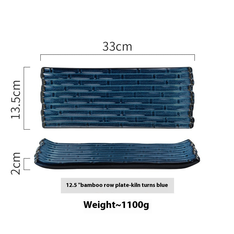 Ravni tanjur kreativne keramičke trake