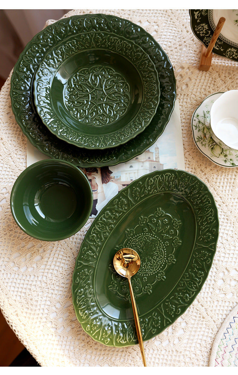 Classical Ceramic Dinner Plate