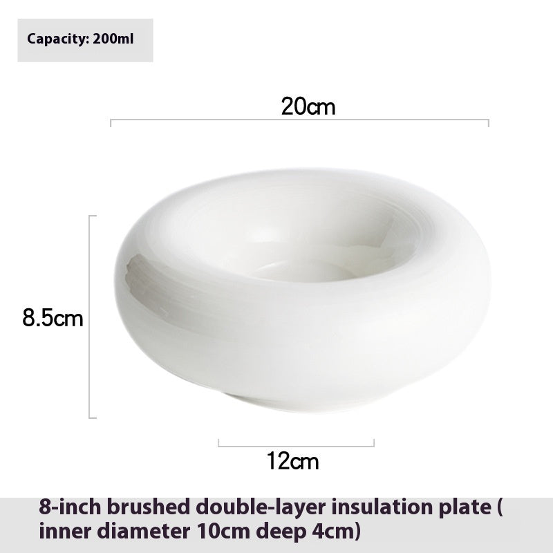 Creative Restaurant Ceramic Insulation Plate