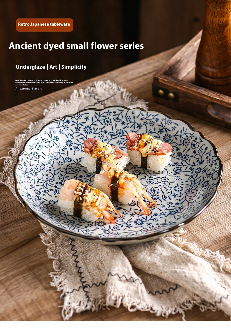 Cuisine Sushi Plate Porcelain Dinner Plate