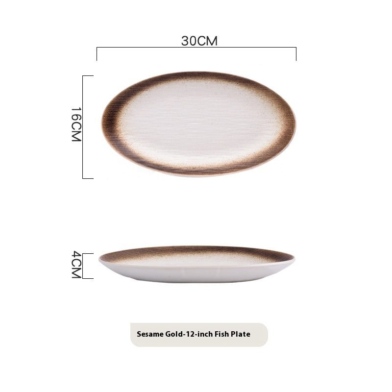 Ceramic Plate Household Dinner Plate