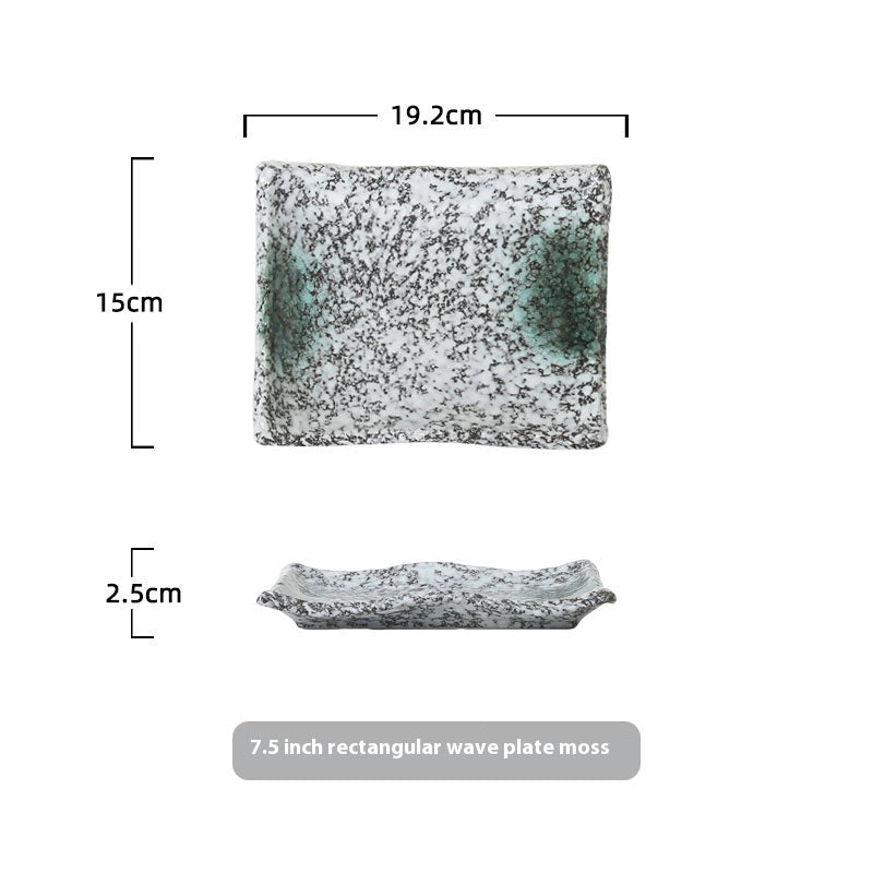 Creative Rectangular Food Dessert Tableware