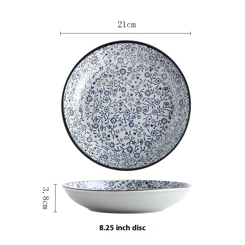 Retro Style Ceramic Plate