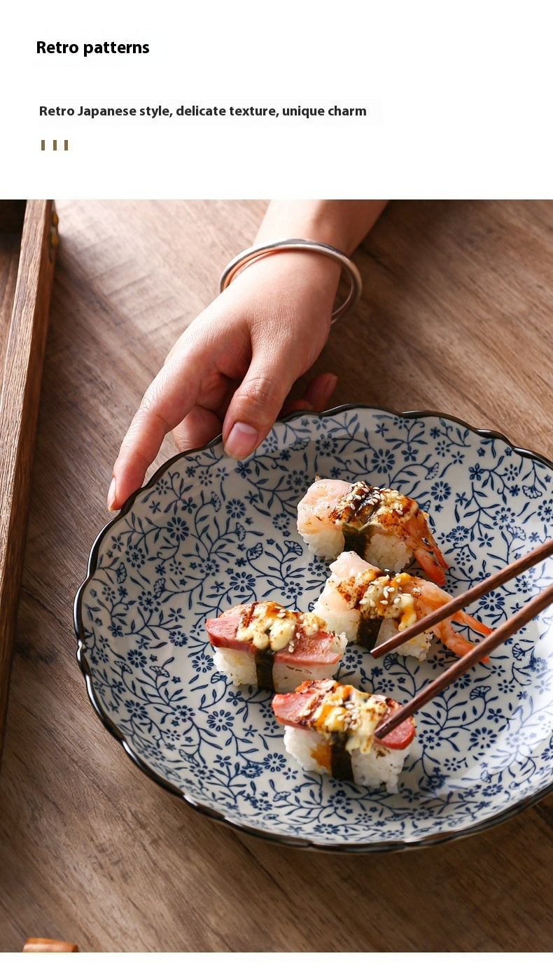 Cuisine Sushi Plate Porcelain Dinner Plate