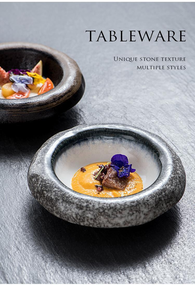 Creative Ceramic Retro Bowl Plate