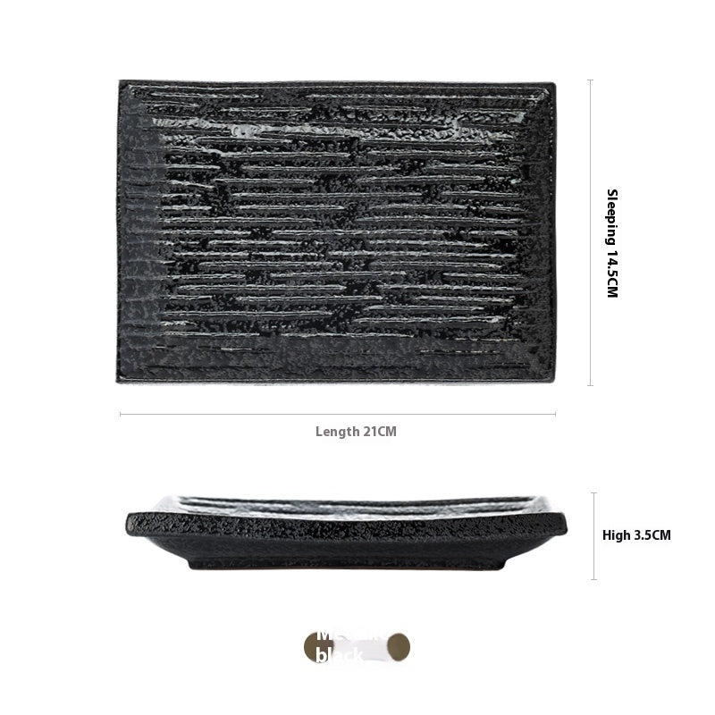 Creative Rectangular Porcelain Dinner Plate