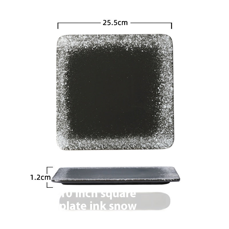 Ceramic Tableware Square Plate Dish