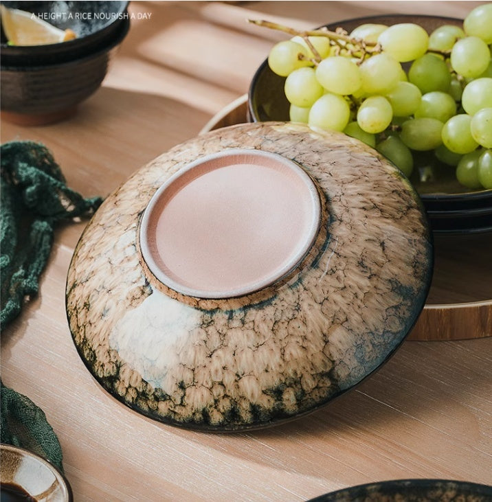 Ceramic Creative Household Round Dinner Plate