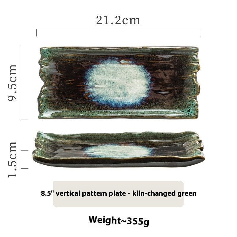 Large Western Specialty Ceramic Flat Plate