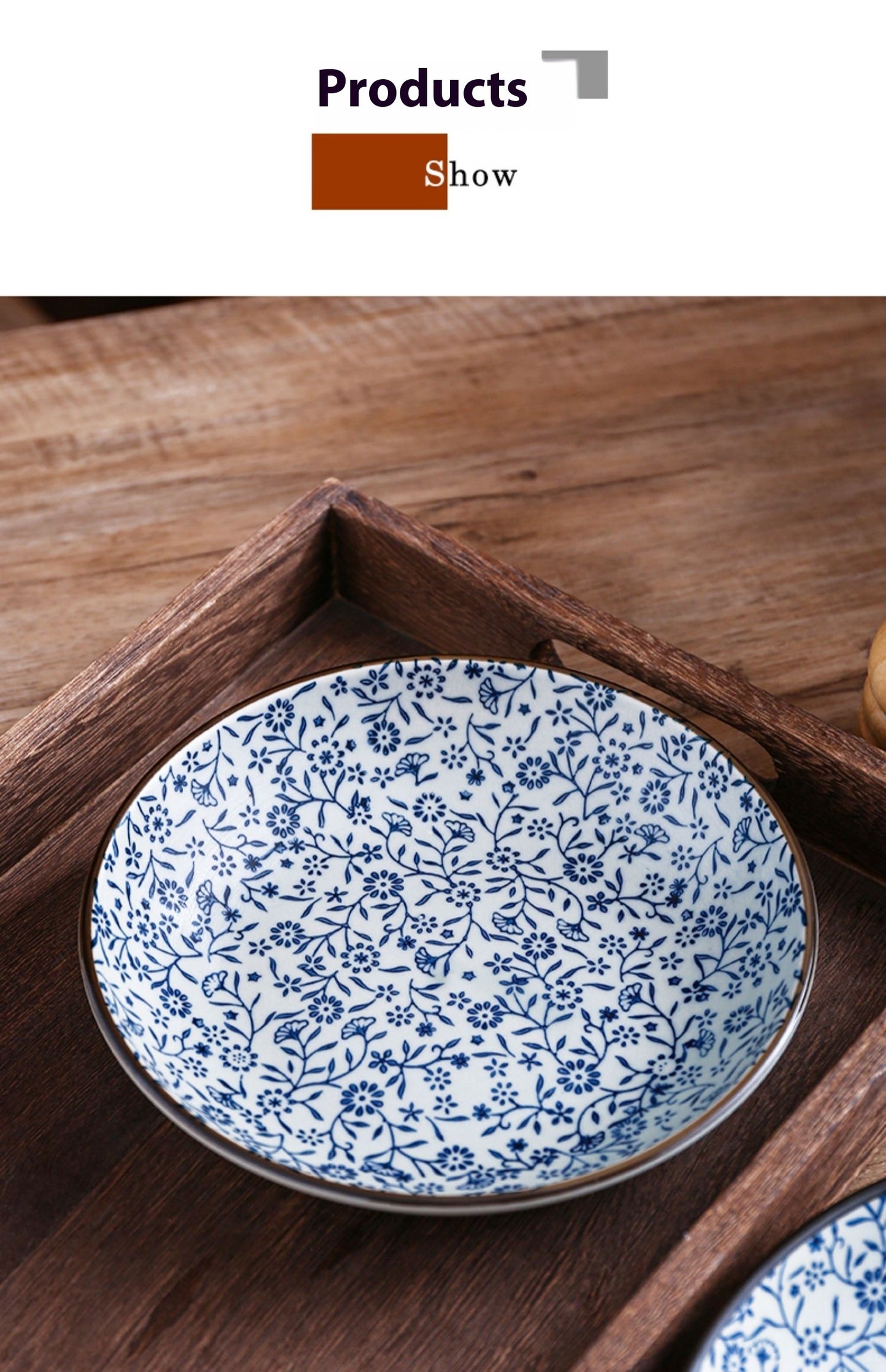 Retro Style Ceramic Plate