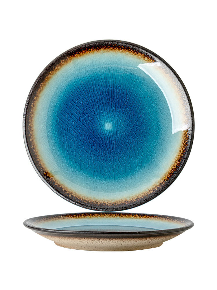 Ceramic Colorful Round Plate