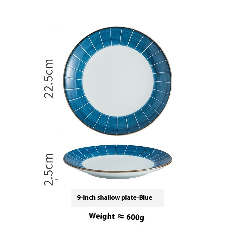 Creative Ceramic Round Household Plate