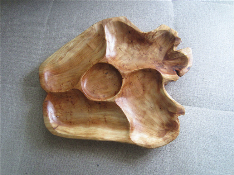 Wood Fruit Dessert Plate