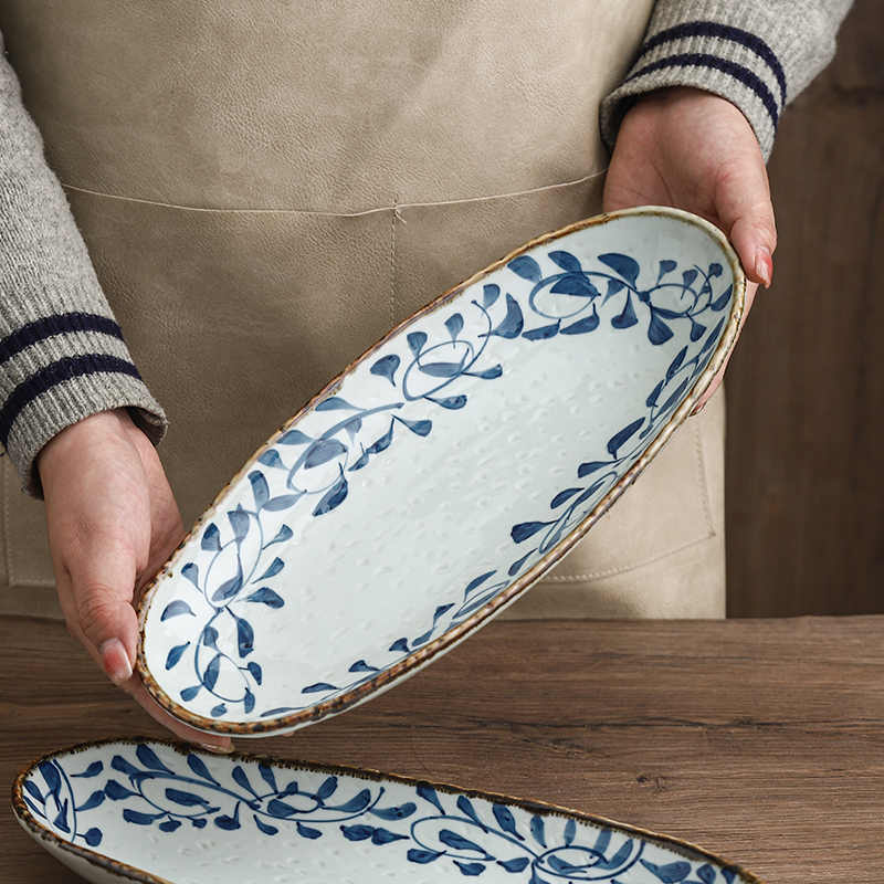 Long Oval Classic Deep Plate