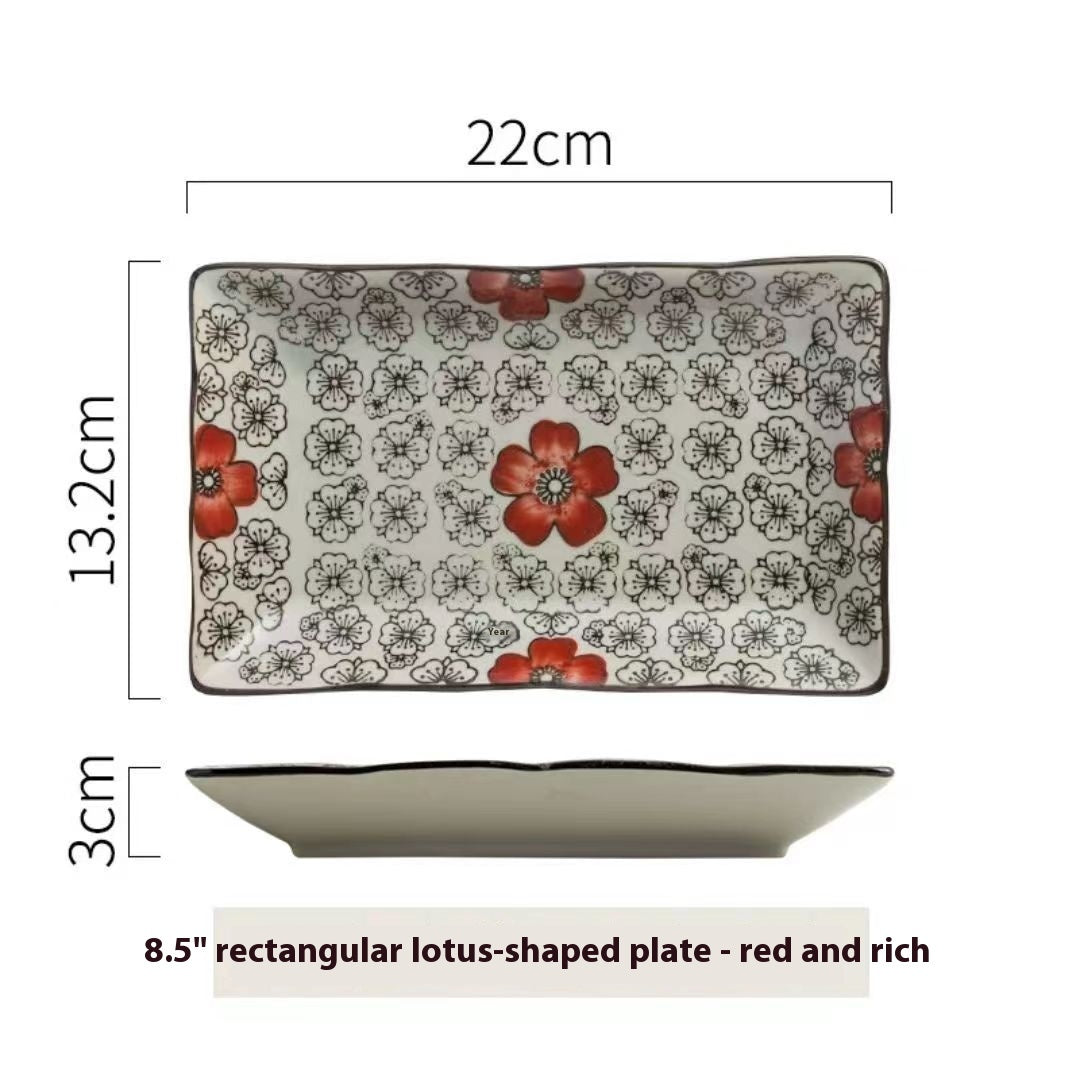 Sushi Creative Ceramic Rectangular Plate