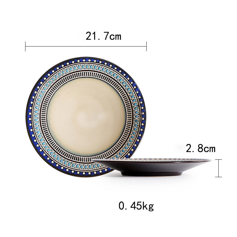 Ceramic Flat Creative Plate
