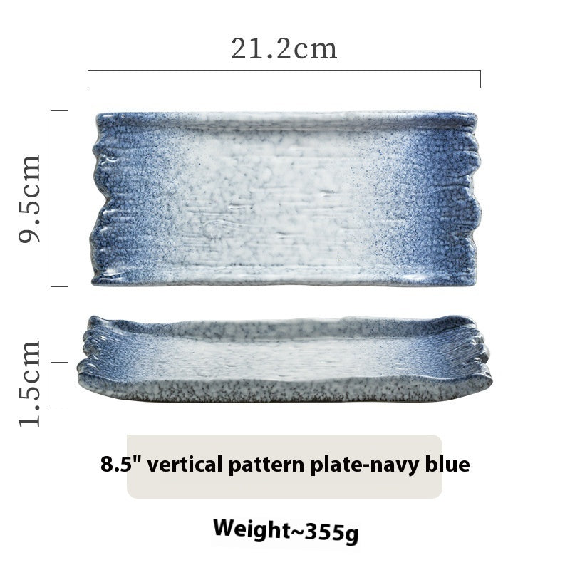 Large Western Specialty Ceramic Flat Plate