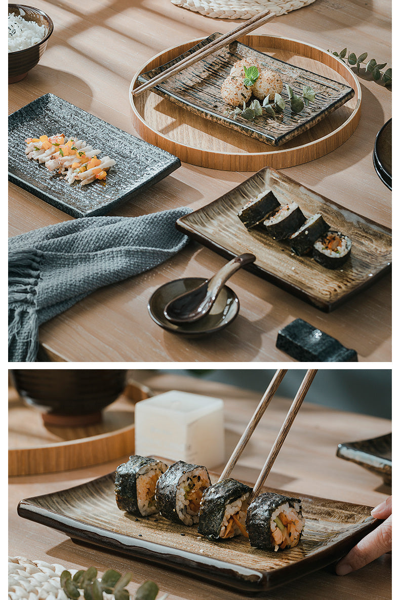 Creative Rectangular Porcelain Dinner Plate