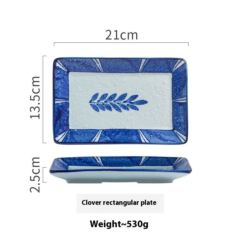 Creative Vintage Rectangle Ceramic Plate