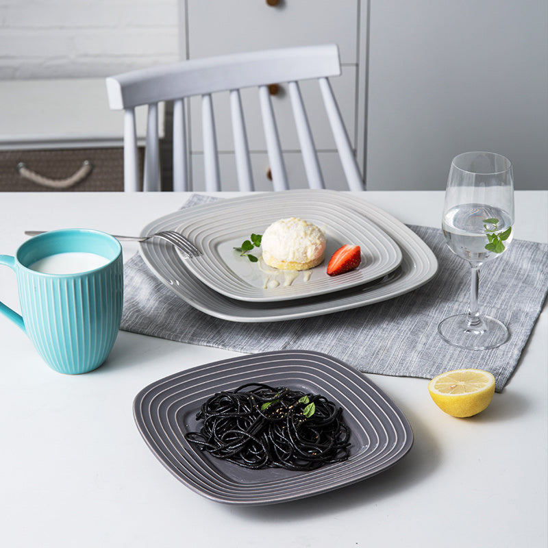 Home Western Plate Creative Porcelain Dinner Plate